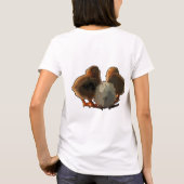 T-shirt Devinez quoi ? Poulet cul. (Dos)