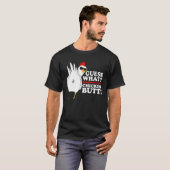 T-shirt Devinez quoi poulet mais (Devant entier)