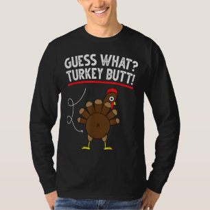 T-shirt Devinez Turc Pilgrim Drôle Thanksgiving Filles Fem