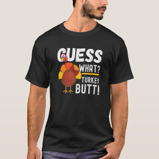 T-shirt Devinez Turquie Pilgrim Devinez Ce Que Turquie Mai (Devant)