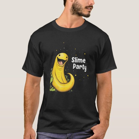 T-shirt Devis attrape-escargot de limace de banane pour at (Devant)