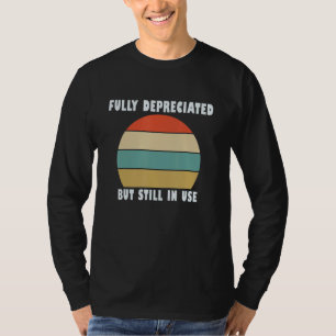 T-shirt Devis Comptable Drôle Pleinement Déprécié Mais Tou