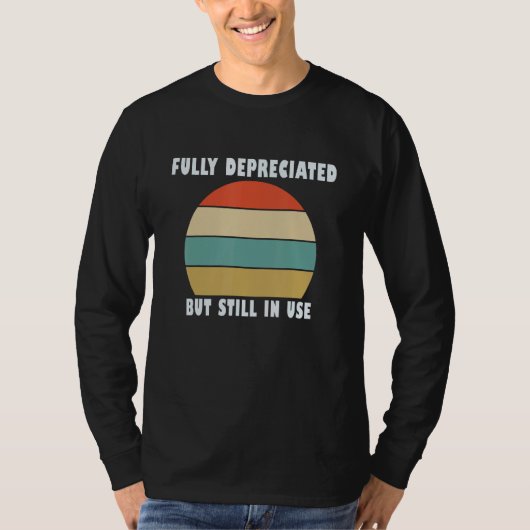 T-shirt Devis Comptable Drôle Pleinement Déprécié Mais Tou (Devant)