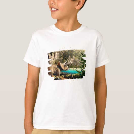 T-SHIRT DEVIS D'ANIMAUX DE DINOSAUR DESIGNS (Devant)