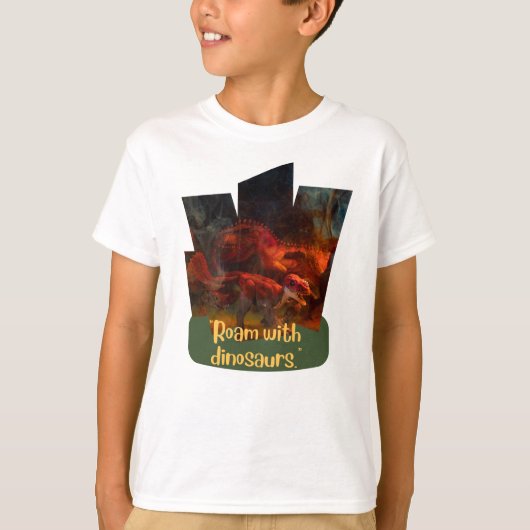 T-SHIRT DEVIS D'ANIMAUX DE DINOSAUR DESIGNS (Devant)