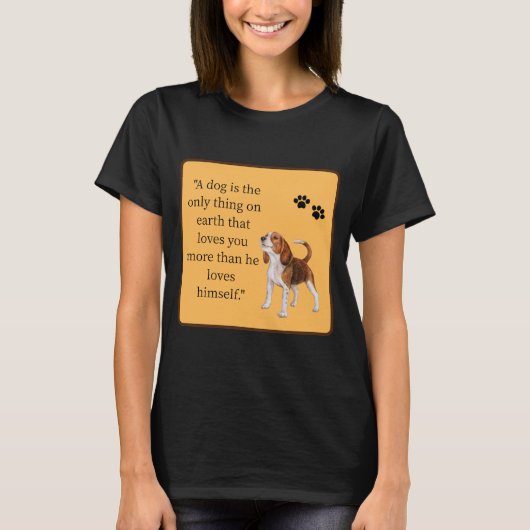 T-shirt Devis de chien (Devant)