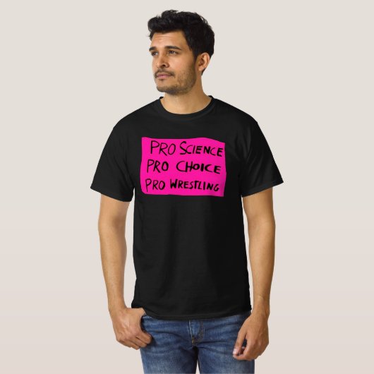 T-shirt Devis de choix Pro (Devant entier)