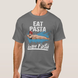 T-shirt Devis de club de natation pour un garçon nageur de