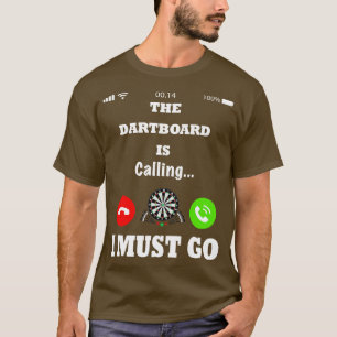 T-shirt Devis de fléchettes amusantes