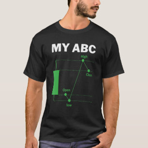 T-shirt Devis de jour Mon ABC Stockbroker Market Trader