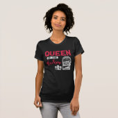 T-shirt Devis de la machine à sous de la reine de jeu de c (Devant entier)
