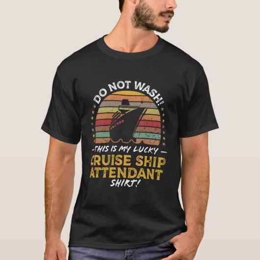 T-shirt Devis de l'intendant des navires de croisière (Devant)