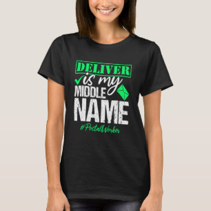 T-shirt Devis de livraison du transporteur de courrier du 