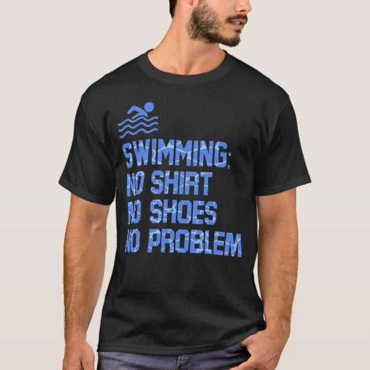 T-shirt Devis de natation Team Sports (Devant)