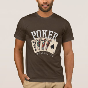 T-shirt Devis de poker pour joueur