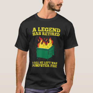 T-shirt Devis de pompier pour votre pompier à la retraite