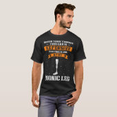 T-shirt Devis de prothèse de jambe pour Falke Membre et Ar (Devant entier)