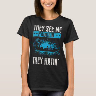 T-shirt Devis de rameurs de Dragon Boat pour la course de