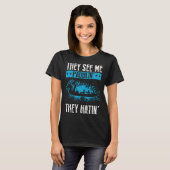T-shirt Devis de rameurs de Dragon Boat pour la course de (Devant entier)