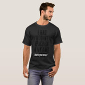 T-shirt Devis de récupération de remplacement articulaire (Devant entier)