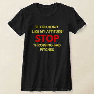 T-shirt Devis de softball amusant   Les paroles de l'amant