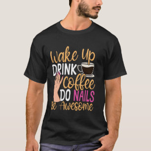 T-shirt Devis de technicien en onglerie Uniforme de travai