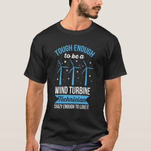 T-shirt Devis d'énergie éolienne à turbine pour un technic