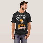 T-shirt Devis des travailleurs de la construction Je ne sa (Devant entier)