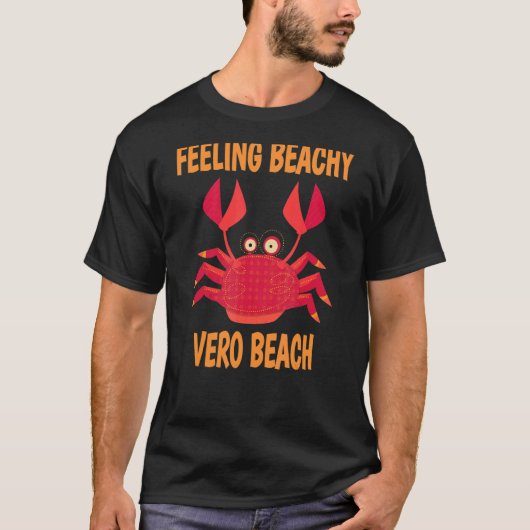 T-shirt Devis d'été pour vacances à Vero Beach (Devant)