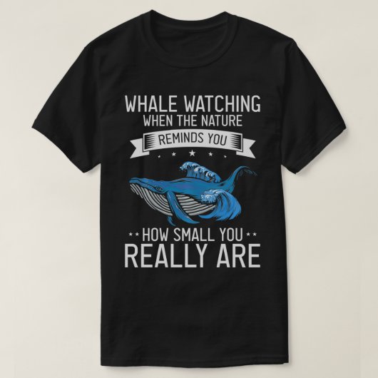 T-shirt Devis d'observation des baleines pour cétacés et b (Design devant)