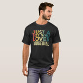 T-shirt Devis Dodgeball Player Vêtements Dodge Ball (Devant entier)