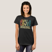 T-shirt Devis Dodgeball Player Vêtements Dodge Ball (Devant entier)