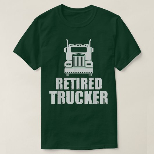 T-shirt Devis du conducteur de camion retraité Conception (Design devant)