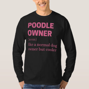 T-shirt Devis du propriétaire de caniche amusant