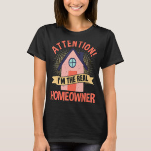 T-shirt Devis du propriétaire immobilier Acheteur de biens