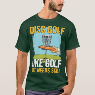 T-shirt Devis Frolf Pour Un Lecteur De Golf Sur Disque