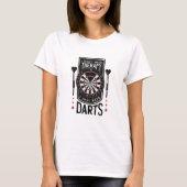 T-shirt Devis Funny Dartboard (Devant)