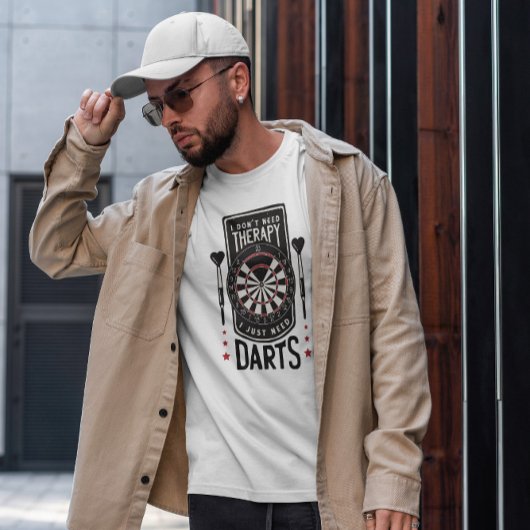 T-shirt Devis Funny Dartboard