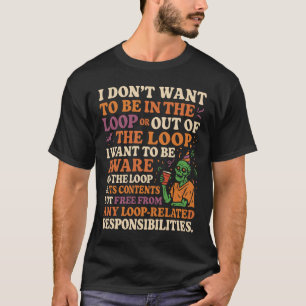 T-shirt Devis Libérer des responsabilités de boucle