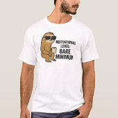T-shirt Devis Motivationnel d'effort minimal (Devant)