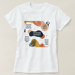 T-SHIRT DEVIS MOTIVATIONNELS CUSTOMISÉS ABSTRAITS