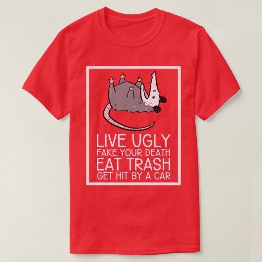 T-shirt Devis Opossum (Design devant)