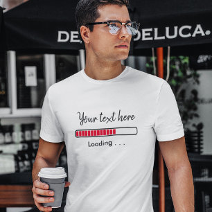 T-shirt Devis personnalisé de la barre de progression Fu