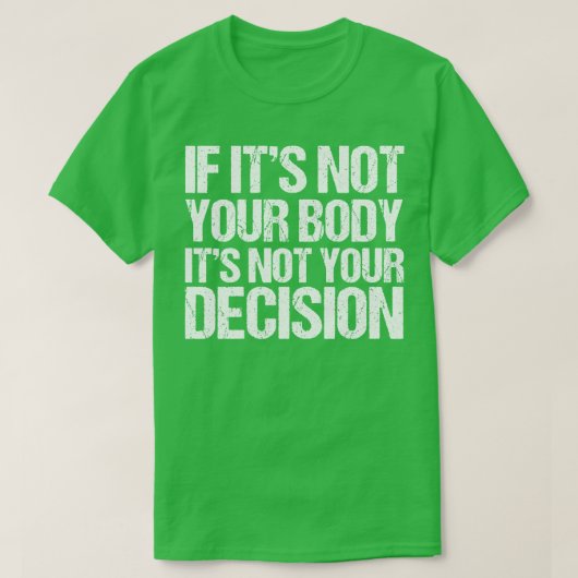 T-shirt Devis Pro Choice (Design devant)