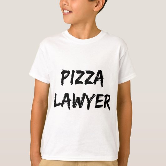 T-shirt Devis tendance de l'avocat Pizza (Devant)
