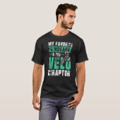 T-shirt Devis Vélo VTT Dinosaur (Devant entier)