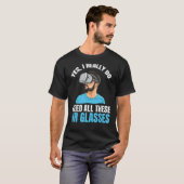 T-shirt Devis Virtual Reality Gamer Pour Un Lecteur Vr 1 (Devant entier)