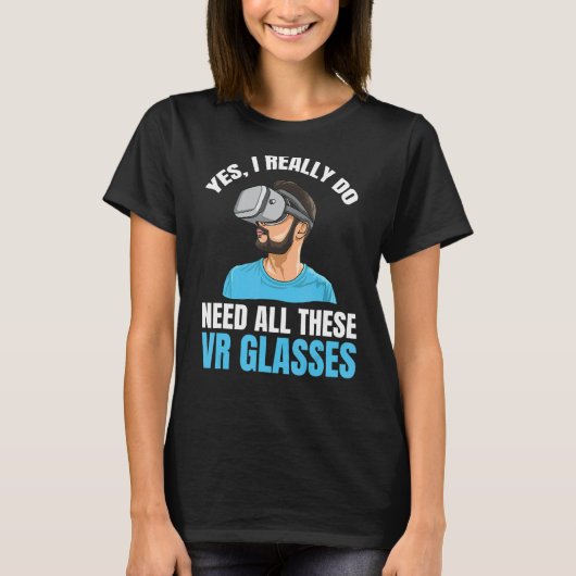T-shirt Devis Virtual Reality Gamer Pour Un Lecteur Vr 1 (Devant)
