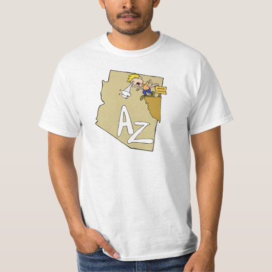 T-shirt Devise d'art de bande dessinée de carte de (Devant)