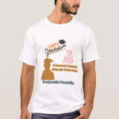 T-shirt Devise de Benjamin Franklin blanc (Devant)